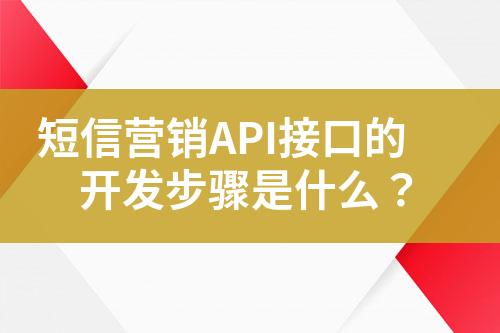 短信營銷API接口的開發步驟是什么？